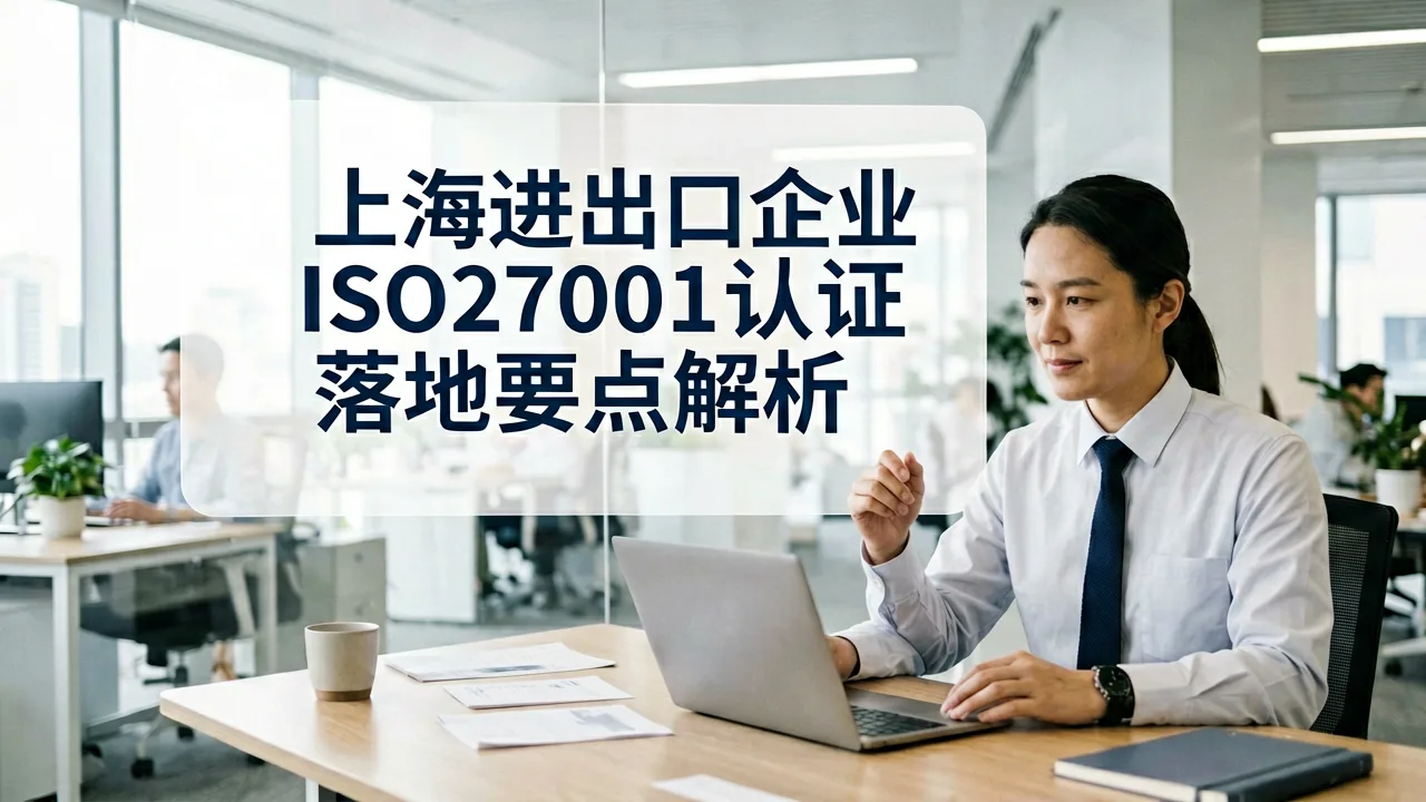 上海进出口企业ISO27001认证落地要点解析
