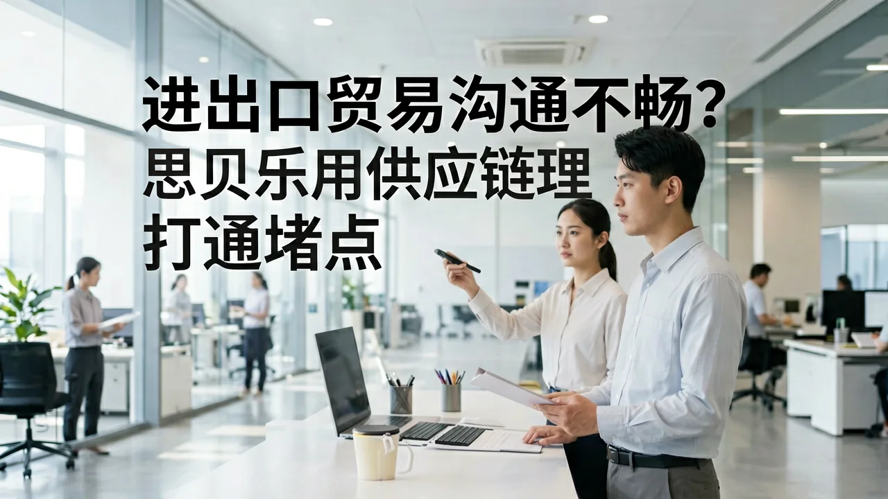 进出口贸易沟通不畅？思贝乐用供应链管理打通堵点
